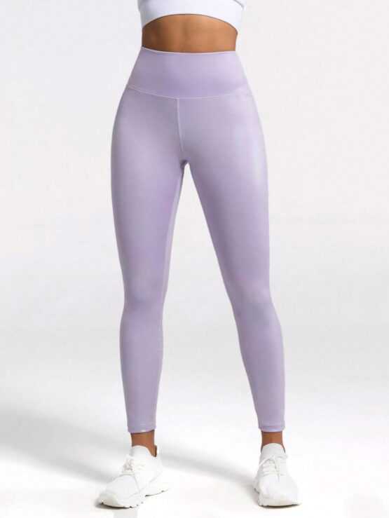 Daily & Casual Women's Breathable Yoga Sports Leggings With Side Zipper Butt Lifting And Shaping Effects - Image 3