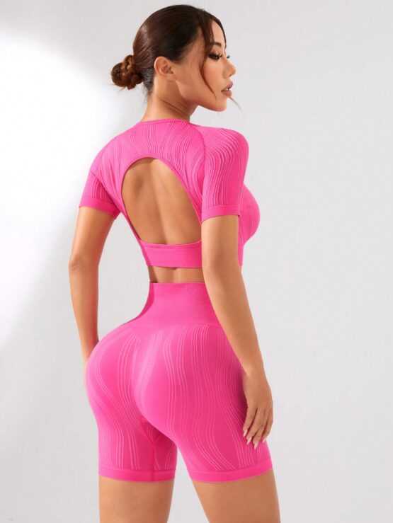 Seamless High Elasticity Sport Yoga Fitness Sports Set