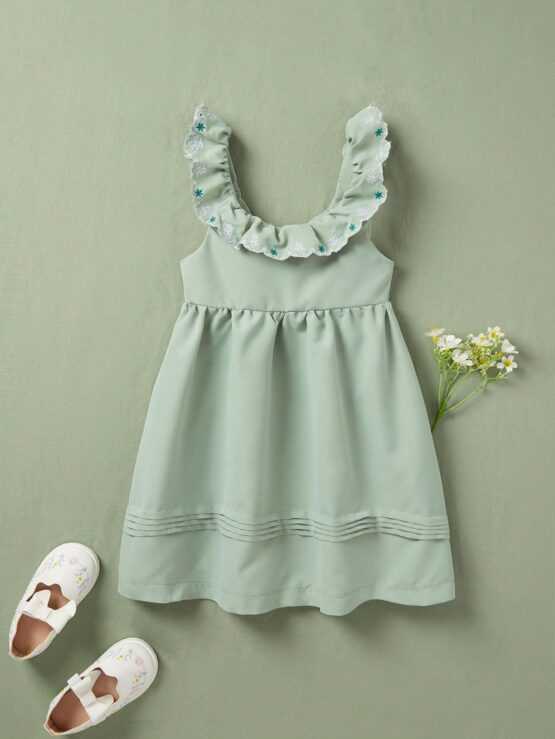Young Girl Casual Elegant Fresh Simple Smock Dress
