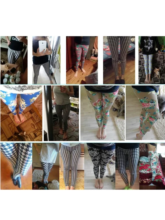 YSDNCHI Camouflage Womens for Leggins Graffiti Style Slim Stretch Trouser Army Green Leggings Deportes Pants K085 - Image 33