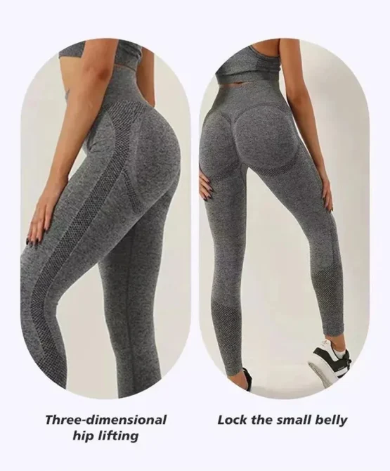 Yoga Pants Women Compression Seamless Tummy - Image 16