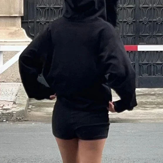 Women's Casual Fur Collar Zip Up Hoodies, Chic Streetwear, Aesthetic Pockets Cardigans, Vintage Fashion - Image 2